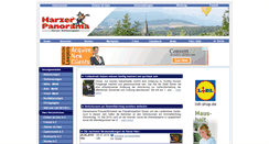 Desktop Screenshot of harzerpanorama.de